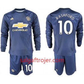 Manchester United Fodboldtrøjer RASHFORD 10 Børn 3. sæt 2018/19 Langærmet